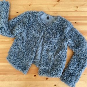 Fuzzy light blue sweater (Divided by H&M)